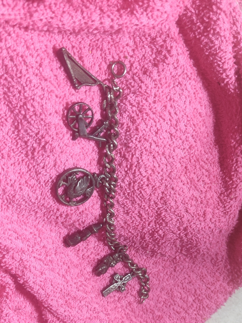 vintage miracle charms bracelet